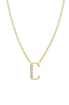 Lana 14k Gold Initial Pendant Necklace