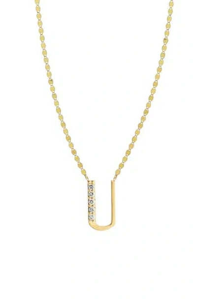 Lana 14k Gold Initial Pendant Necklace