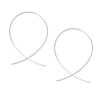 Lana 14k Gold Large Upside Down Hoop Earrings
