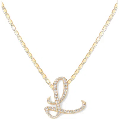 Lana 14k Gold Malibu Diamond Initial Necklace