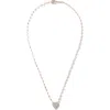 Lana 14k Gold Small Diamond Heart Pendant Necklace In Gold