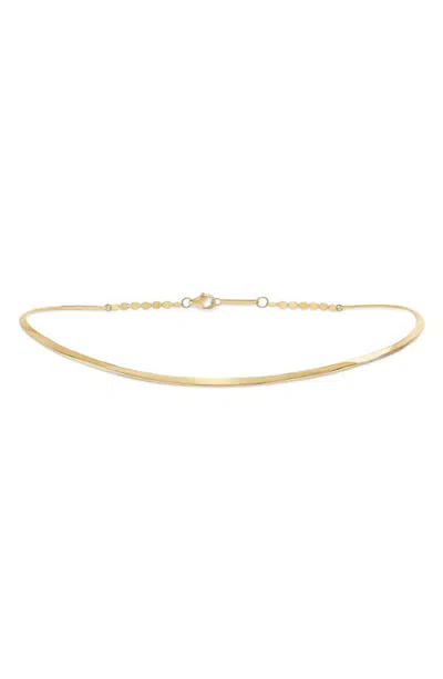 Lana 14k Gold Thin Choker