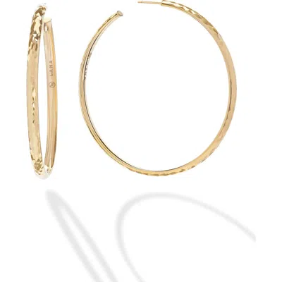 Lana 14k Gold Thin Disco Hoop Earrings