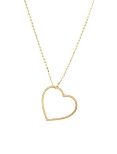 Pre-owned Lana 14k Heart Pendant Necklace, 20" In Multi