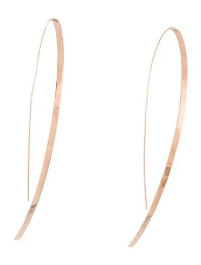 Pre-owned Lana 14k Large Flat Hooked On Hoop Earrings In Multicolor