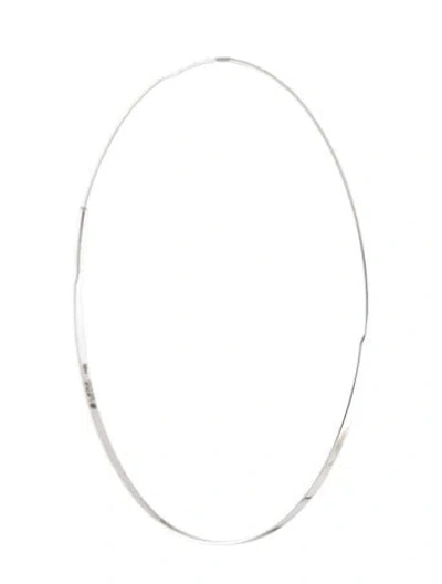 Pre-owned Lana 14k Large Flat Magic Single Hoop In Multicolor