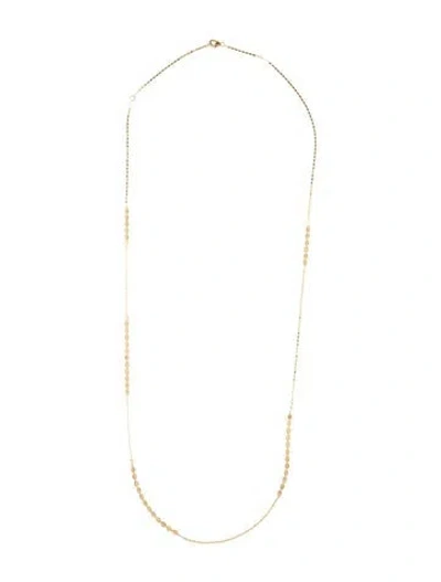 Pre-owned Lana 14k Long Chain Link Necklace, 30" In Multi