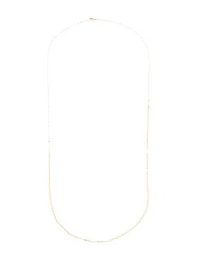 Pre-owned Lana 14k Mixed Link Long Necklace, 30" In Multi