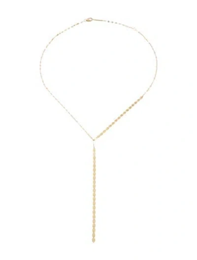 Pre-owned Lana 14k Nude Lariat Necklace, 17.5" In Multi
