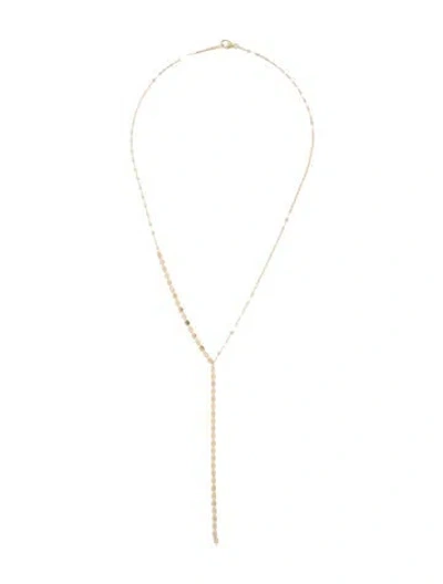 Pre-owned Lana 14k Nude Lariat Necklace, 17.75" In Multi
