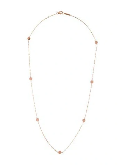 Pre-owned Lana 14k Ombre Disc Station Necklace, 20" In Multi