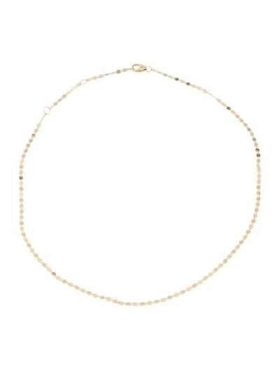 Pre-owned Lana 14k Petite Nude Chain Choker Necklace, 15.75" In Multicolor