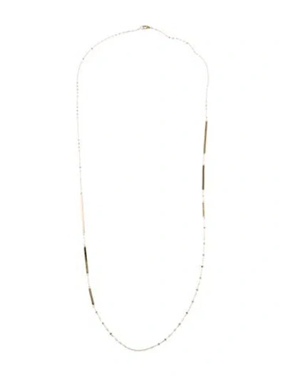Pre-owned Lana 14k Rectangle Link Blake Chain Necklace, 31.75" In Multi