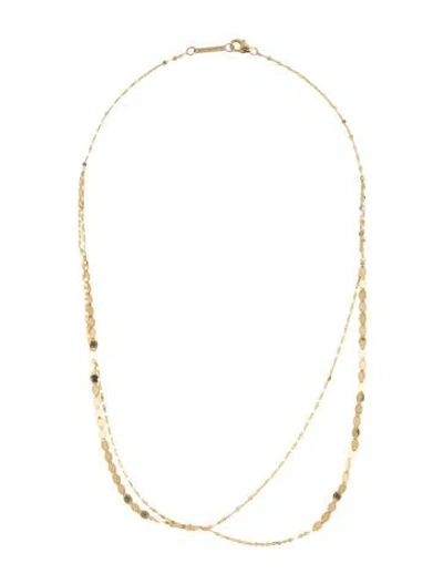 Pre-owned Lana 14k Remix Chain Double Stand Necklace, 18" In Multicolor