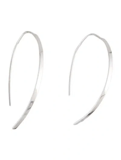Pre-owned Lana 14k Small Flat Hooked On Hoop Earrings In Multi