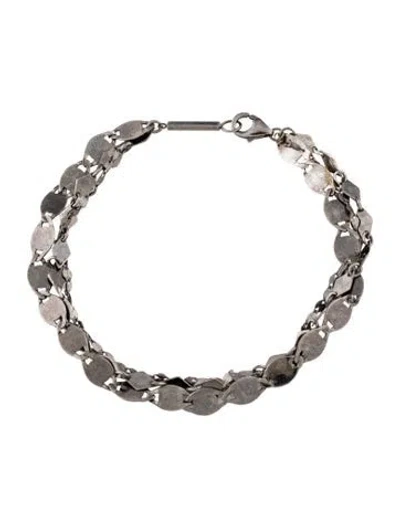 Pre-owned Lana 14k Triple Strand Blake & Petite Nude Bracelet, 6.75" In Black