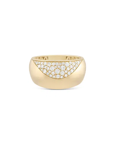 Lana 14k Yellow Gold Diamond Dipped Profusion Bubble Ring