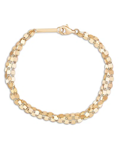 Lana 14k Yellow Gold Multi Strand Chain Bracelet