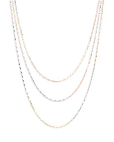 Lana Tri Gold Triple Strand Blake® Necklace In  By In Multi