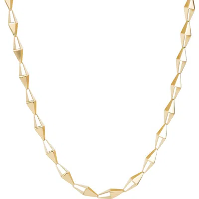 Lana 3d Laser Miami Chain Necklace In Yellow Gold