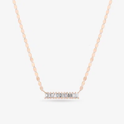 Lana Baguette Diamond Bar Pendant Necklace In Gold