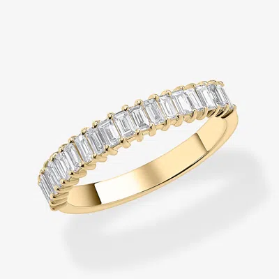 Lana Baguette Diamond Stackable Ring 14k In Transparent