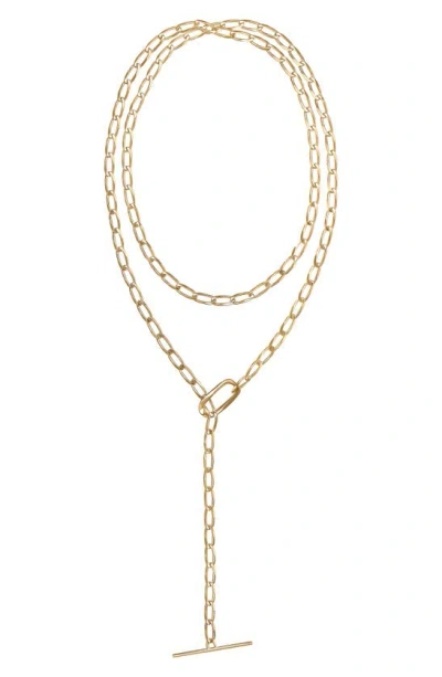 Lana Biography Layered Chain Necklace In Gold