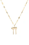 Lana Chai Charm Pendant Necklace In Gold