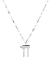 Lana Chai Charm Pendant Necklace In Silver
