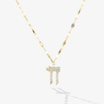 Lana Chai Pendant Diamond Necklace 14k In Transparent