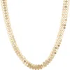 Lana Chain Mail 3-row Necklace In Yellow Gold