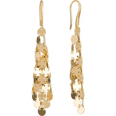 Lana Chain Mail Drop Earrings In Yellow Gold