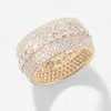 Lana Curved Diamond Cigar Ring 14k In Pattern
