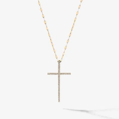 Lana Diamond Cross Pendant Necklace 14k In Gold
