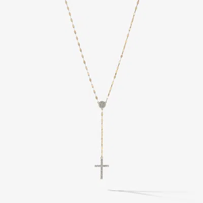 Lana Diamond Crossary Lariat Necklace 14k In Gold