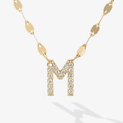 Lana Diamond Initial Pendant Necklace 14k In Red