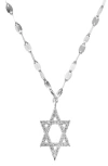 Lana Diamond Star Of David Pendant Necklace In Silver