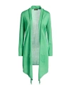 Lana D'oro Woman Cardigan Sage Green Size 12 Recycled Cashmere, Silk In Green