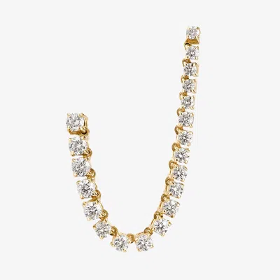 Lana Double Post Diamond Tennis Earring 14k In Purple