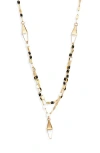 Lana Double Strand Kite Pendant Necklace In Yellow