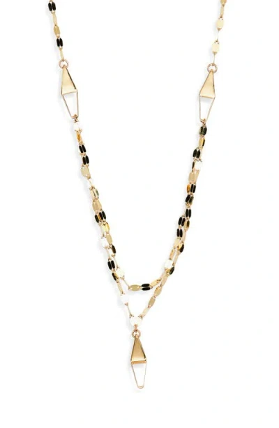 Lana Double Strand Kite Pendant Necklace In Multi