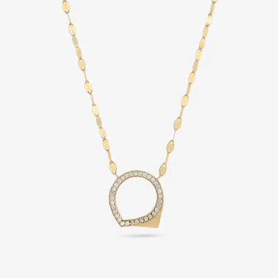 Lana 14k Gold Point Circle Pendant Necklace