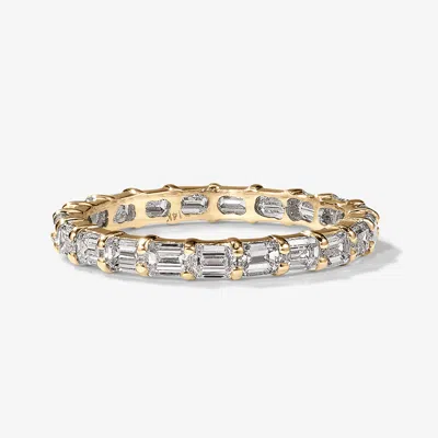 Lana Emerald Diamond Eternity Band In In Gold