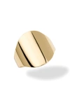Lana Flash Statement Ring In Yellow Gold