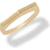 Lana Geometric Edge Ring In Gold