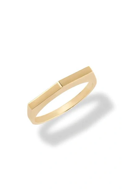 Lana Geometric Edge Ring In Yellow Gold
