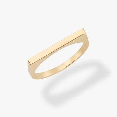 Lana Geometric Single Gold Ring 14k