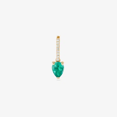 Lana Green Emerald & Diamond Removeable Pendant 14k In Gold