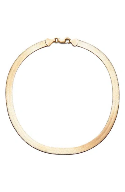 Lana Herringbone Chain Bracelet In Yellow Gold
