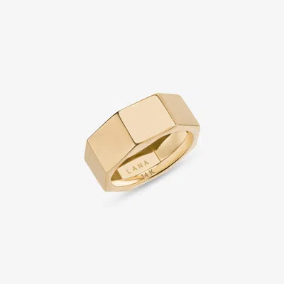 Lana Hollow Rock Ring 14k In Gold